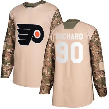 Camo Men's Anthony Richard Authentic Philadelphia Flyers Veterans Day Practice Jersey