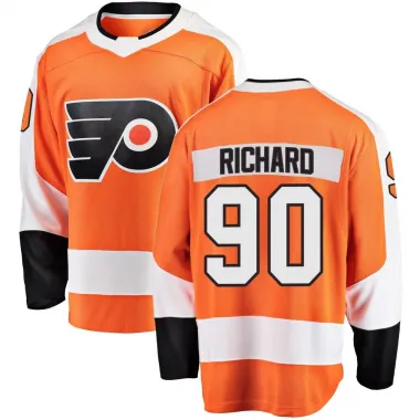 Orange Youth Anthony Richard Breakaway Philadelphia Flyers Home Jersey