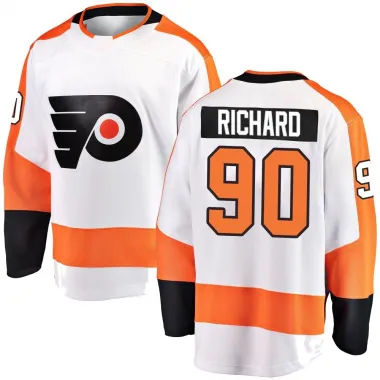 White Youth Anthony Richard Breakaway Philadelphia Flyers Away Jersey